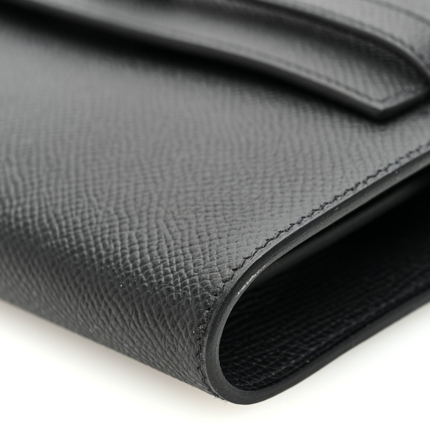 Hermes Epsom Kelly Wallet To Go Black 10 of 11