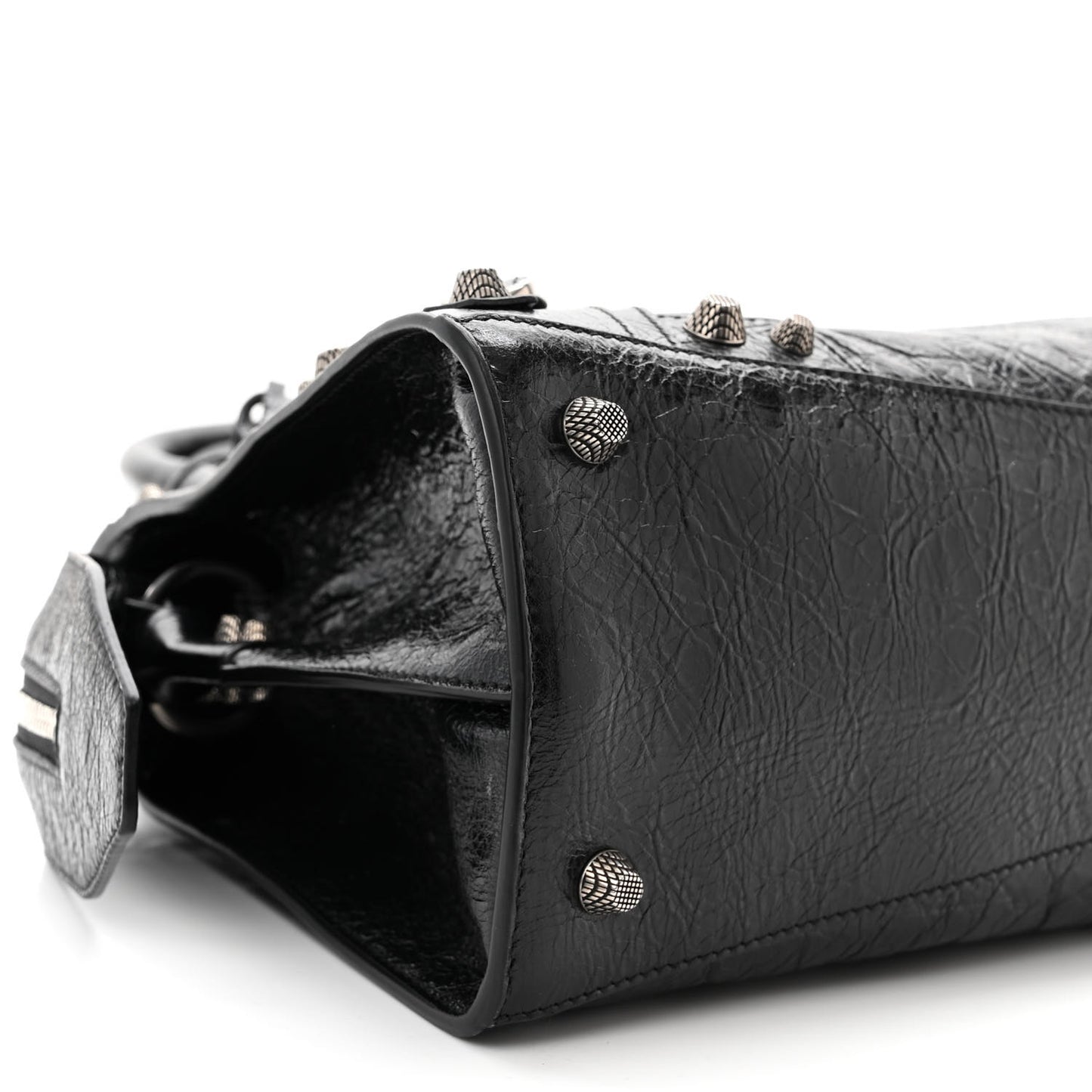 Agneau Arena Small Neo Cagole City Handbag Black