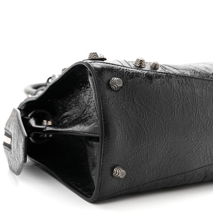 Balenciaga Agneau Arena Small Neo Cagole City Handbag Black 9 of 12