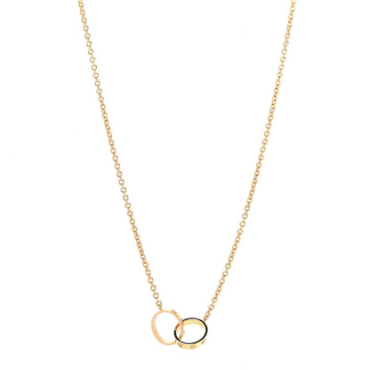 Cartier 18K Yellow Gold Interlocking LOVE Necklace 1 of 6