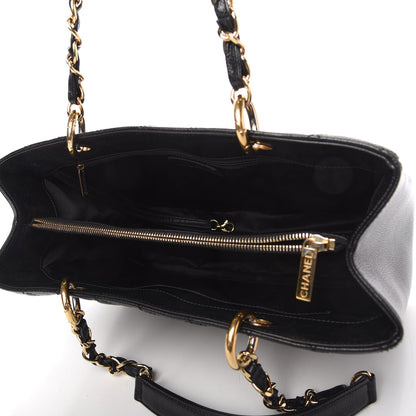 Chanel Caviar Quilted Grand Shopping Tote GST Black 5 of 10