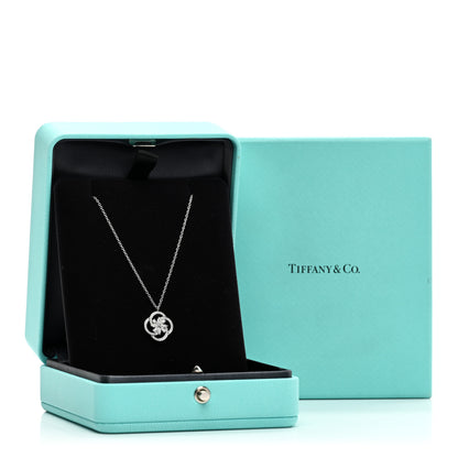 Tiffany Platinum Diamond Small Victoria Cluster Pendant 5 of 5