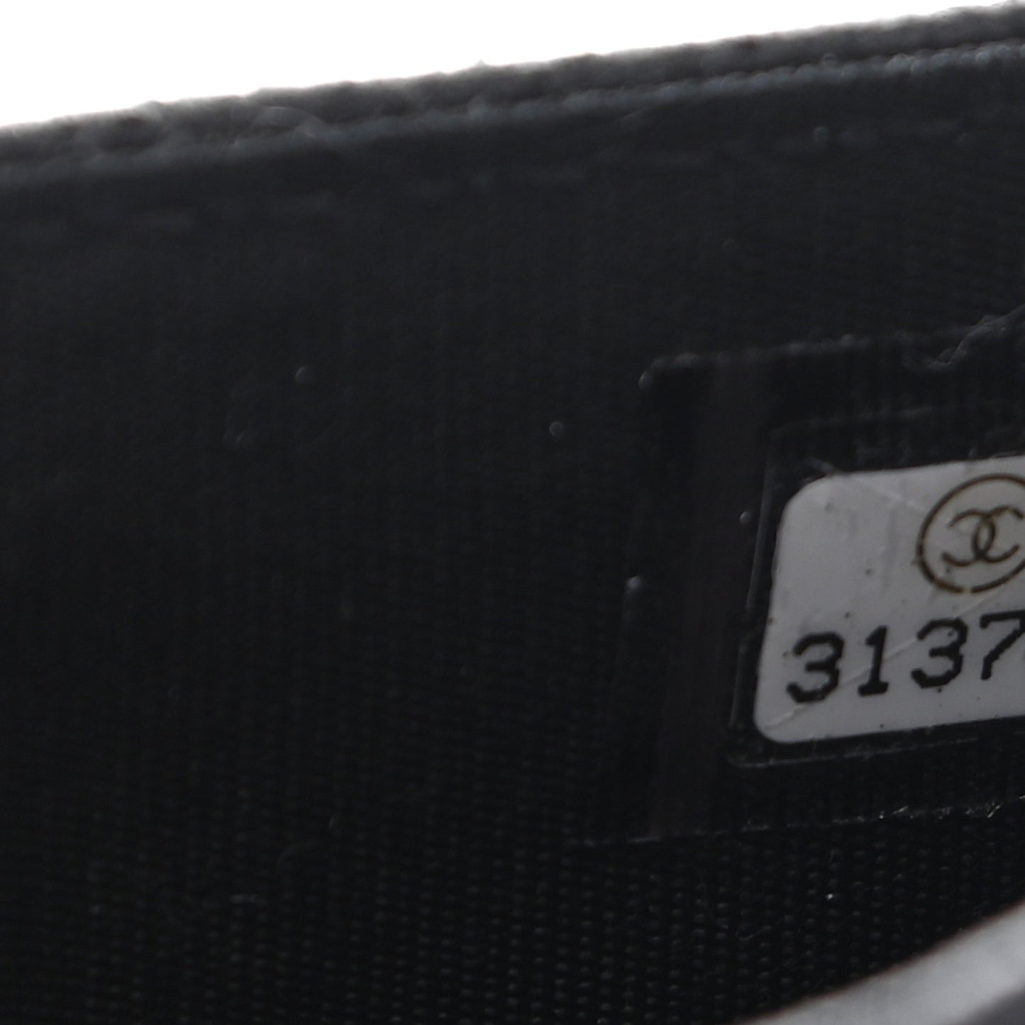 Caviar Quilted Boy Flap Card Holder Black