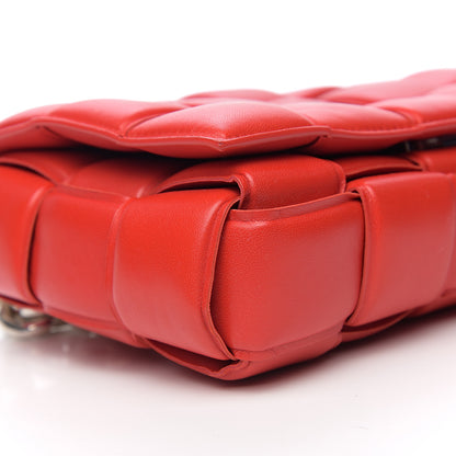Bottega Veneta Lambskin Maxi Intreccio Padded Chain Cassette Crossbody Bag Nail Polish 6 of 8