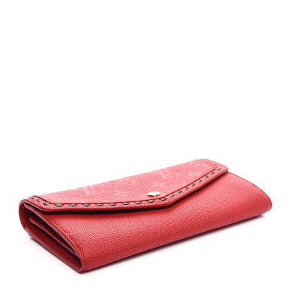 Louis Vuitton Empreinte Sarah Wallet Red Scarlet 4 of 7