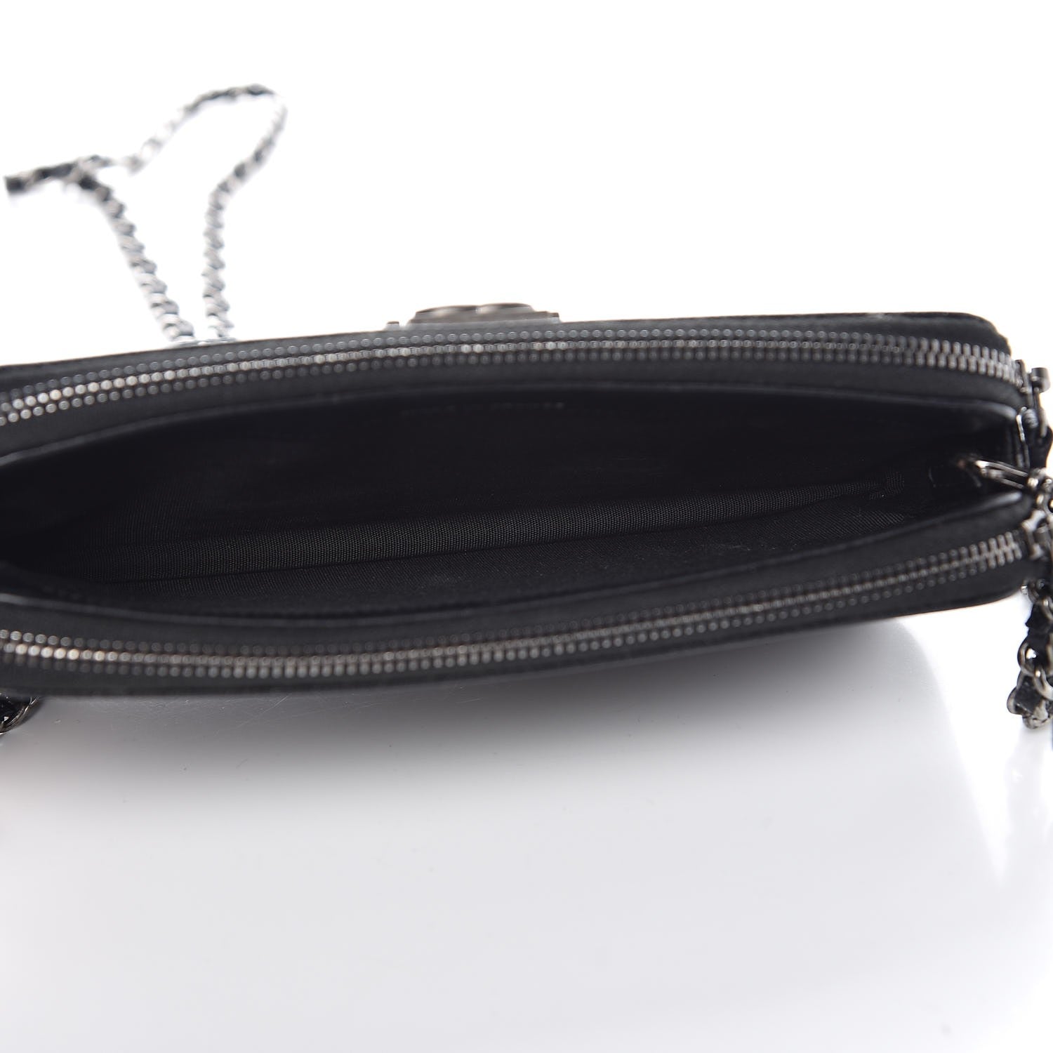 Chanel Caviar Quilted Small Boy Clutch With Chain Black 6 of 10