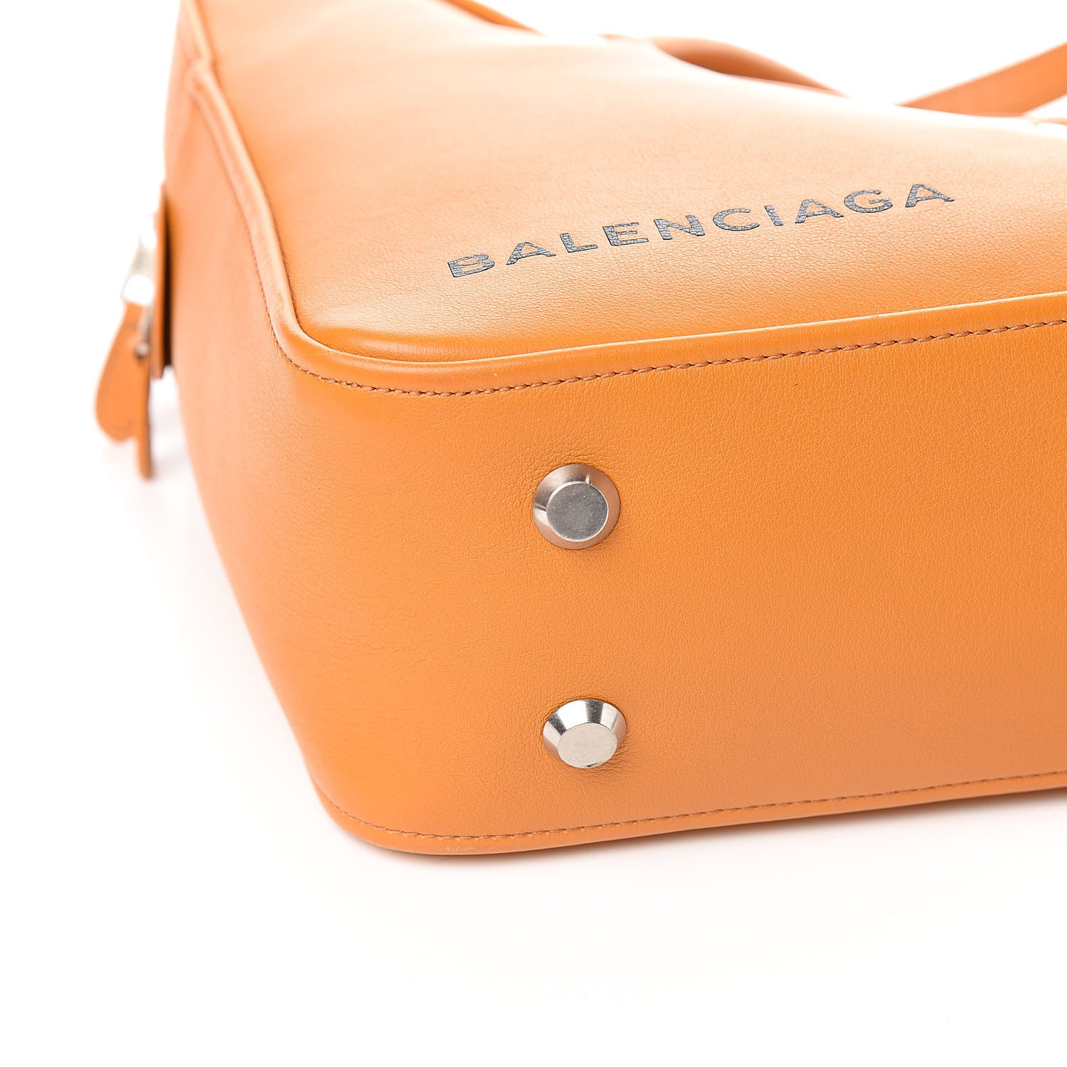 Balenciaga Calfskin S Triangle Duffle Orange 9 of 11