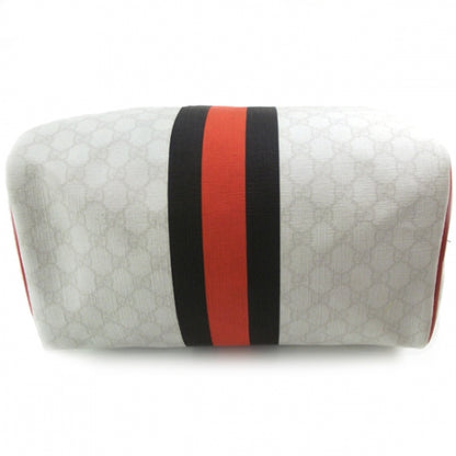Gucci GG Plus Monogram Web Stripe Medium Joy Boston Orange 4 of 10
