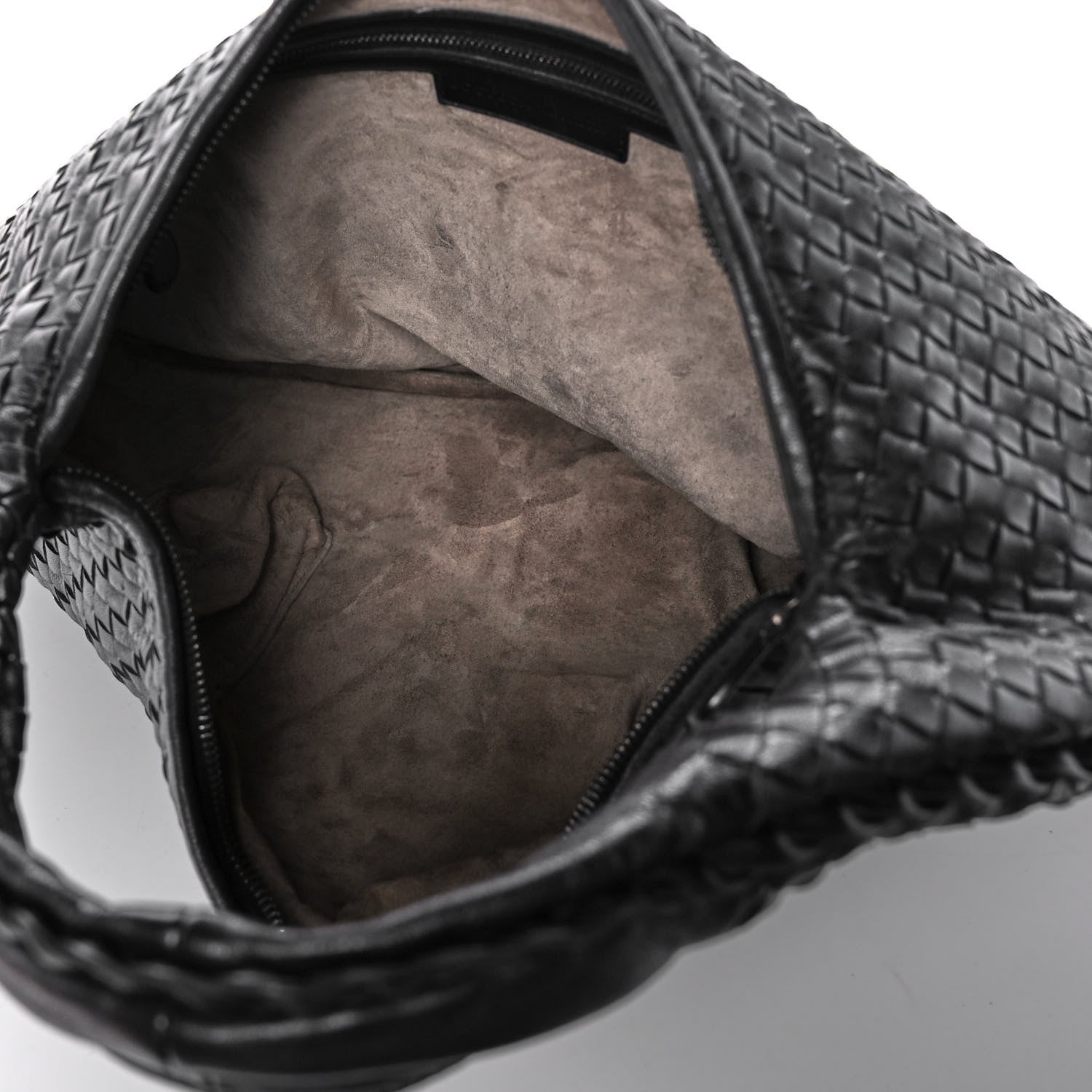 Bottega Veneta Nappa Intrecciato Studded Large Veneta Hobo Black 5 of 10