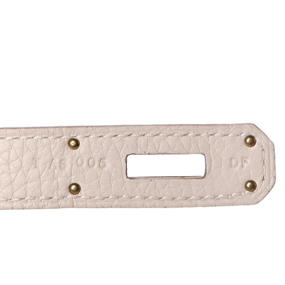 Hermes Taurillon Clemence Birkin 30 Craie 9 of 38