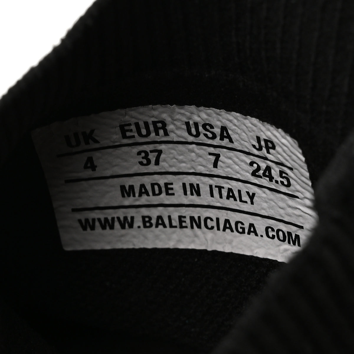 Balenciaga Technical 3D Recycled Knit Bi-Color Sole Womens Speed 2.0 Sneakers 37 Black White 7 of 7