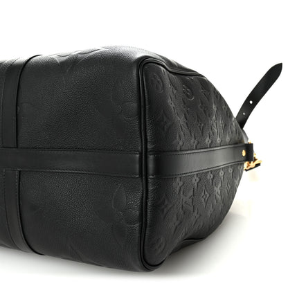 Louis Vuitton Empreinte Monogram Giant Keepall Bandouliere 45 Black 8 of 8