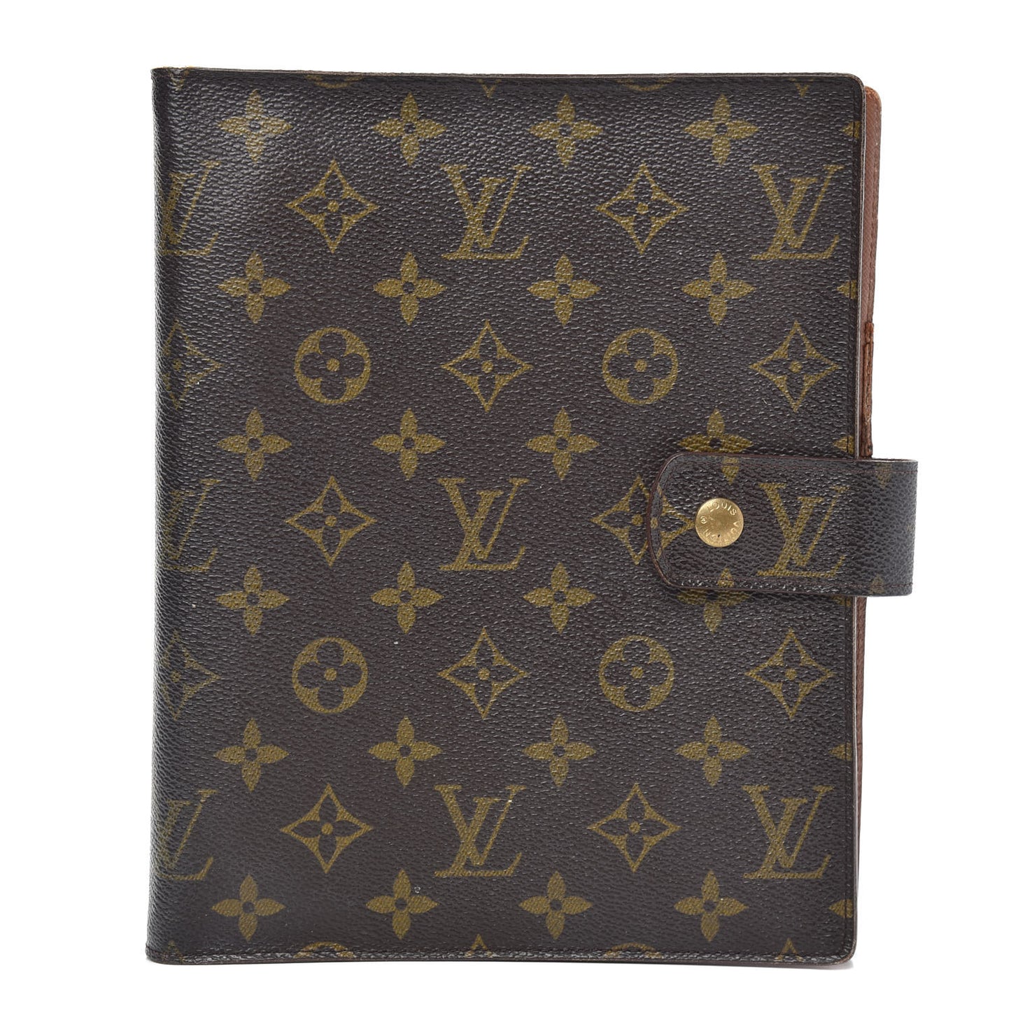 Monogram Large Ring Agenda Cover