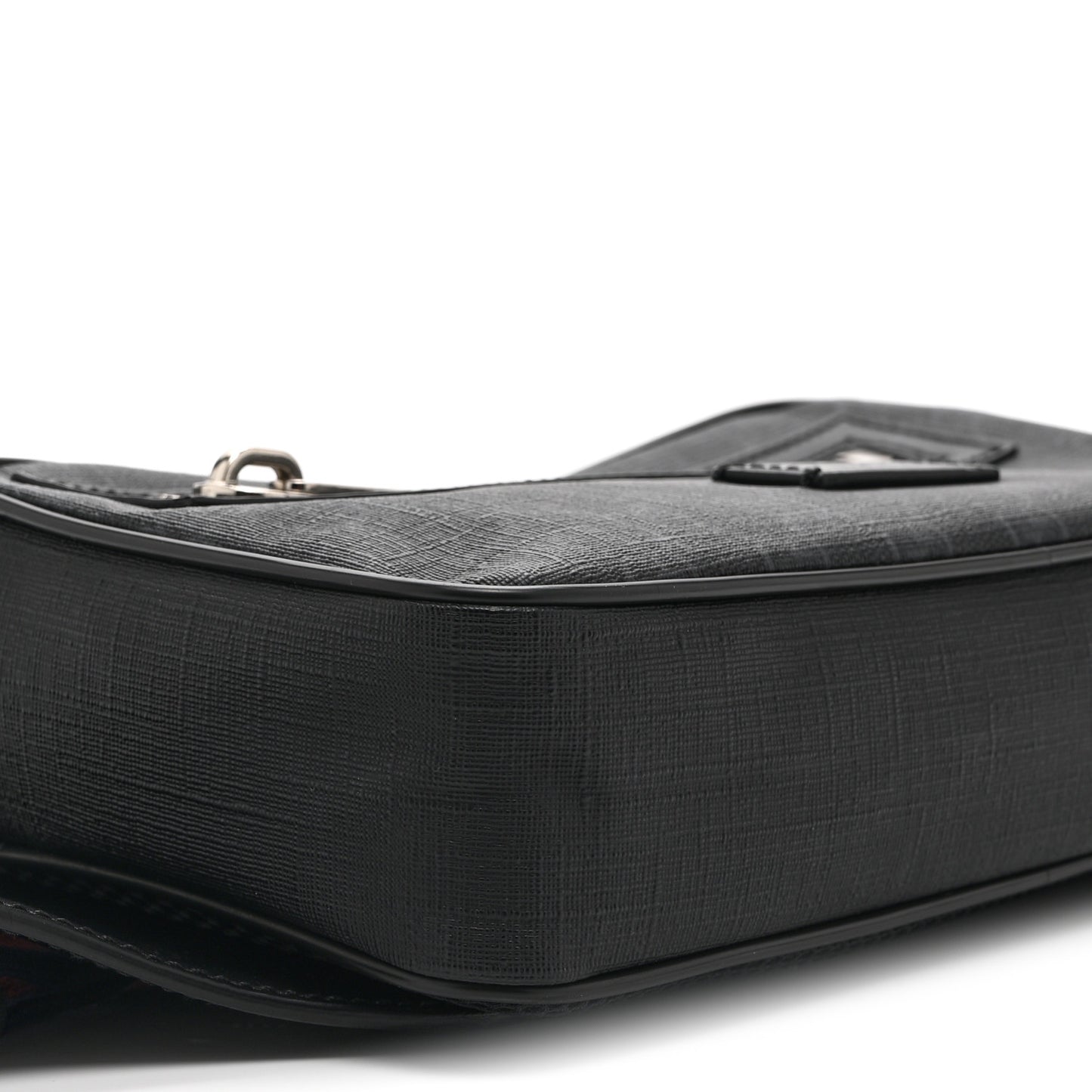 Soft GG Supreme Monogram Web Belt Bag Black Grey
