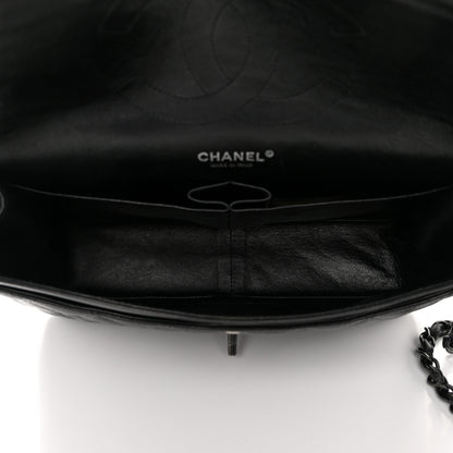 Chanel Lambskin Quilted Jumbo Double Flap So Black 5 of 14