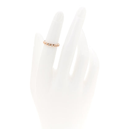 Chanel 18K Beige Gold 5 Diamond Mini Coco Crush Ring 47 4 2 of 5