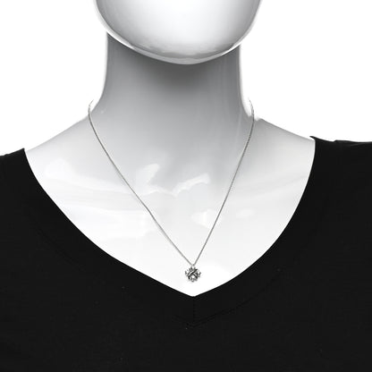 Tiffany Platinum Diamond Schlumberger Lynn Pendant Necklace 2 of 5