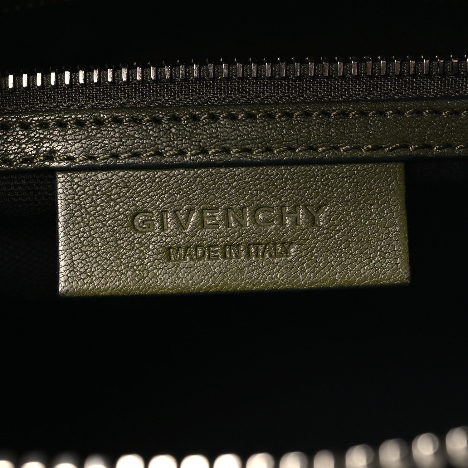 Givenchy Sugar Goatskin Small Antigona Dark Khaki 5 of 10