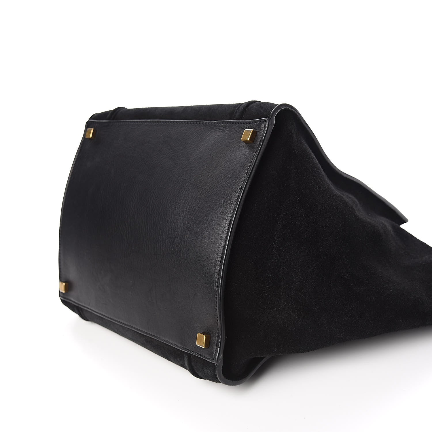 Celine Suede Medium Phantom Luggage Black 9 of 9