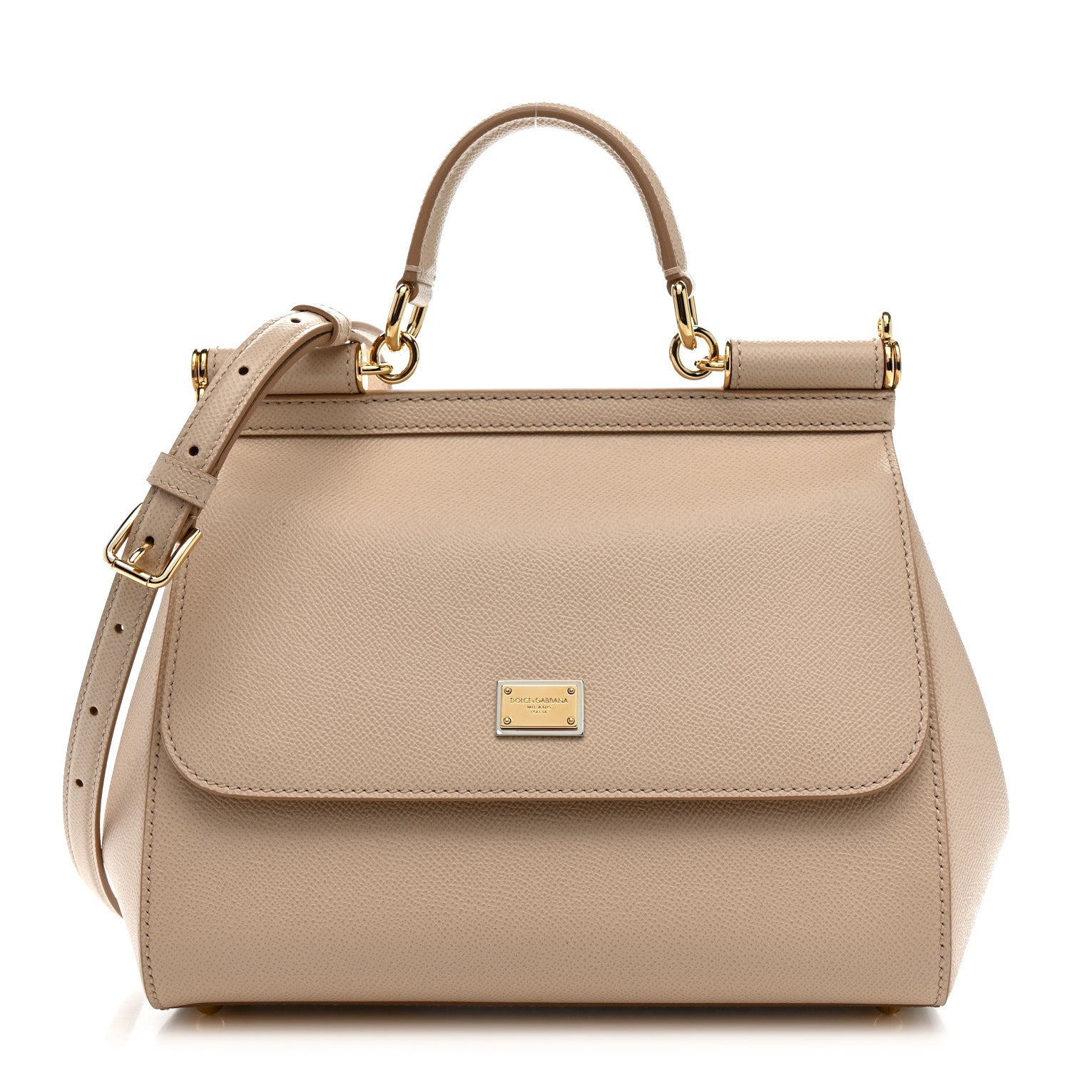 Dolce & Gabbana Dauphine Medium Miss Sicily Satchel Rosa Carne 1 of 10