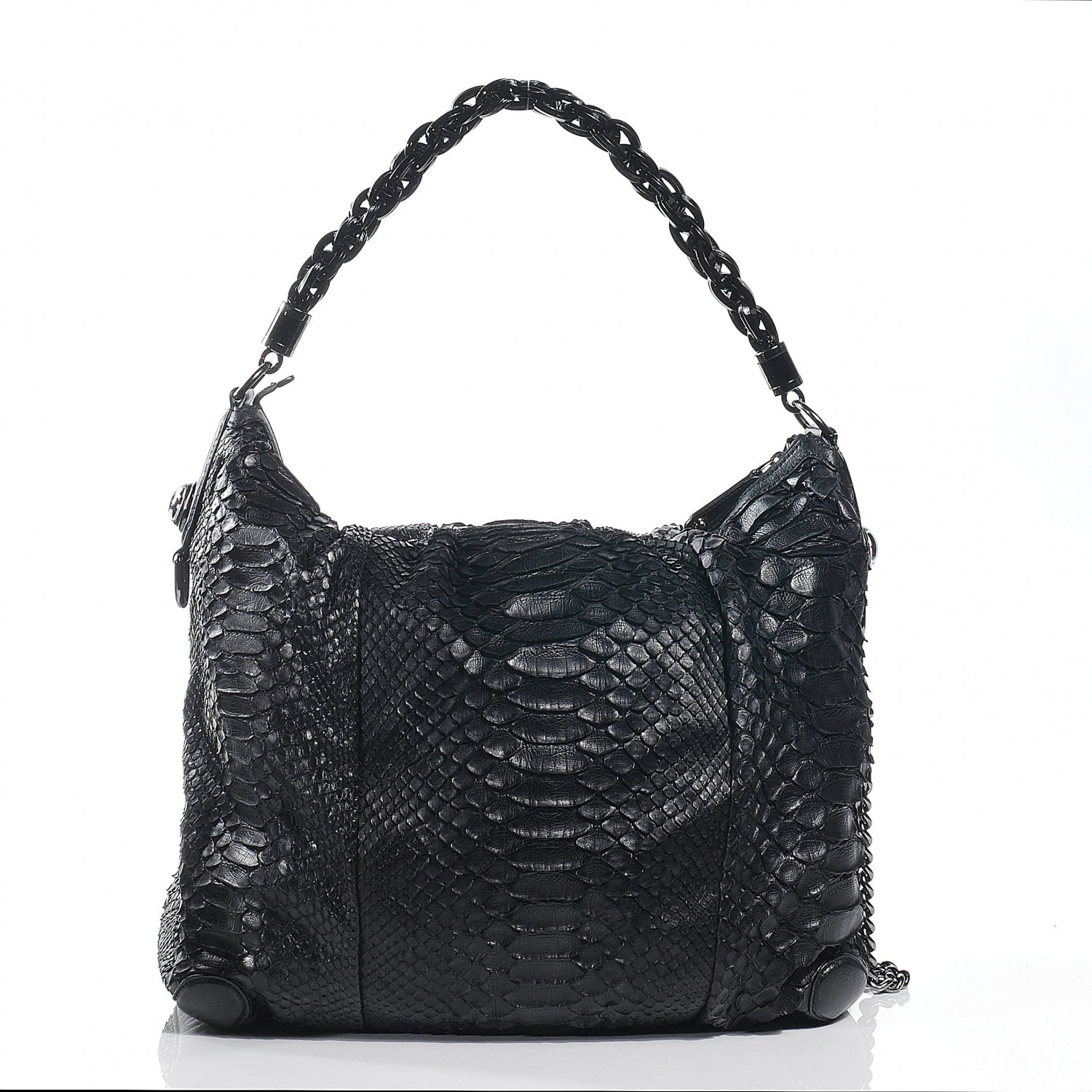 Gucci Python Large Galaxy Hobo Black 6 of 9