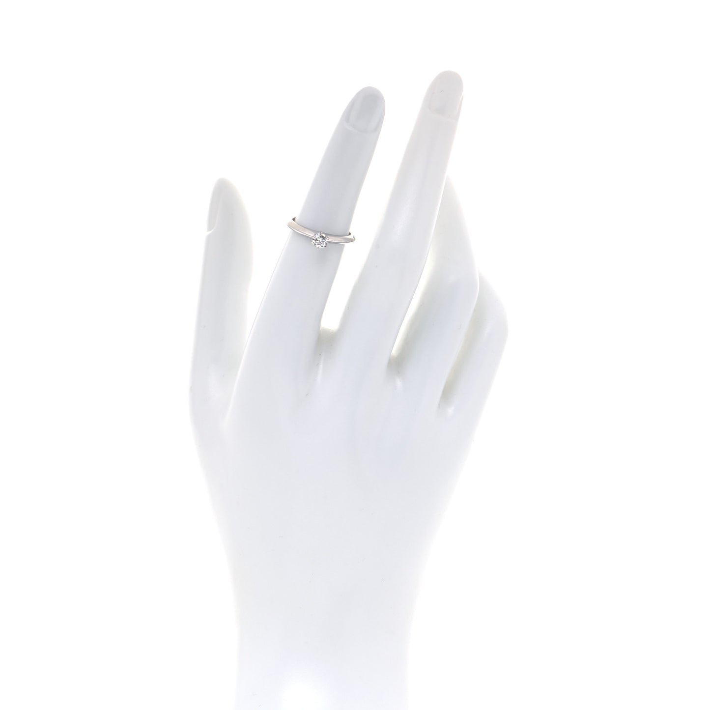 Platinum Diamond .22ct Solitaire Engagement Ring 49 5