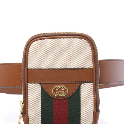 Gucci Vintage Canvas Calfskin Web Belted iPhone Case 95 38 Sand Cuir 10 of 10
