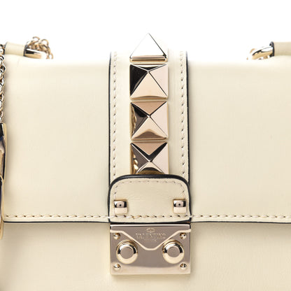 Valentino Garavani Vitello Mini Glam Lock Rockstud Flap White 12 of 12