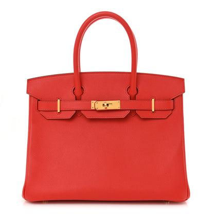 Hermes Epsom Birkin 30 Rouge Tomate 1 of 10