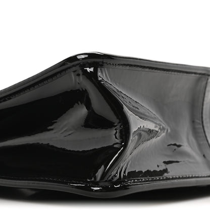Chanel Patent Quilted Graphic Catch Flap Black 9 of 10