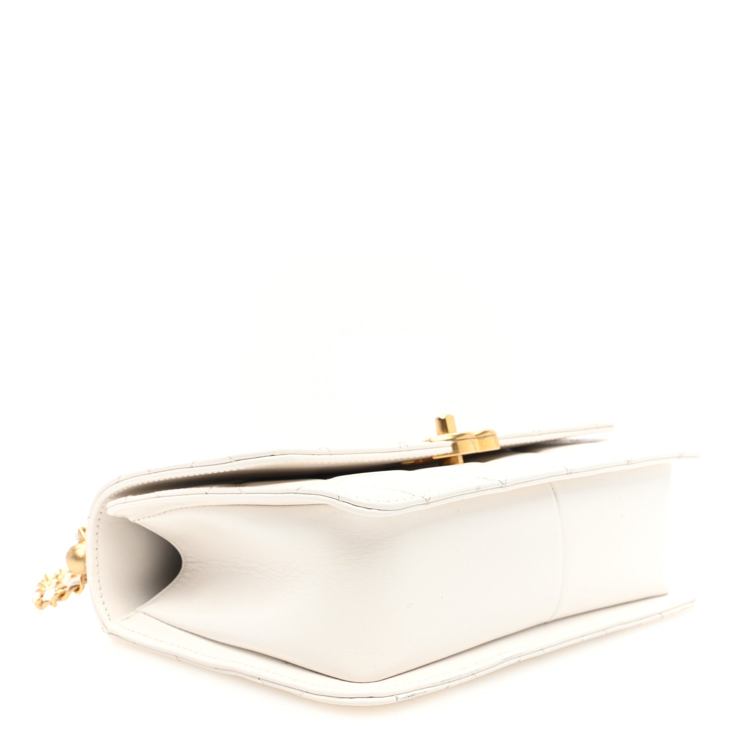 Chanel Calfskin Quilted Perfect Fit Flap White 4 of 9