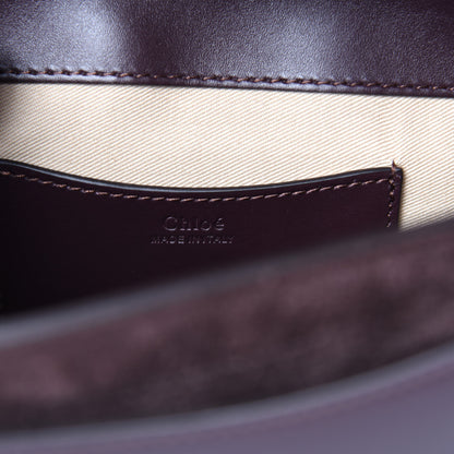Chloe Calfskin Large Tess Bag Black Raisin 8 of 9