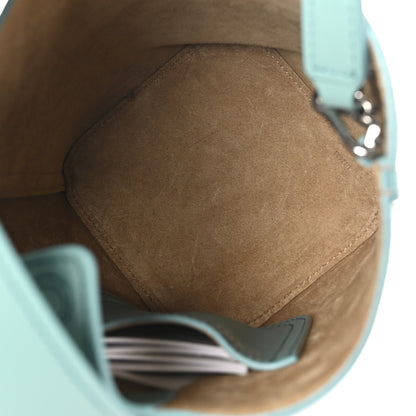 Loewe Soft Grained Calfskin Mini Pebble Bucket Bag Water 5 of 9