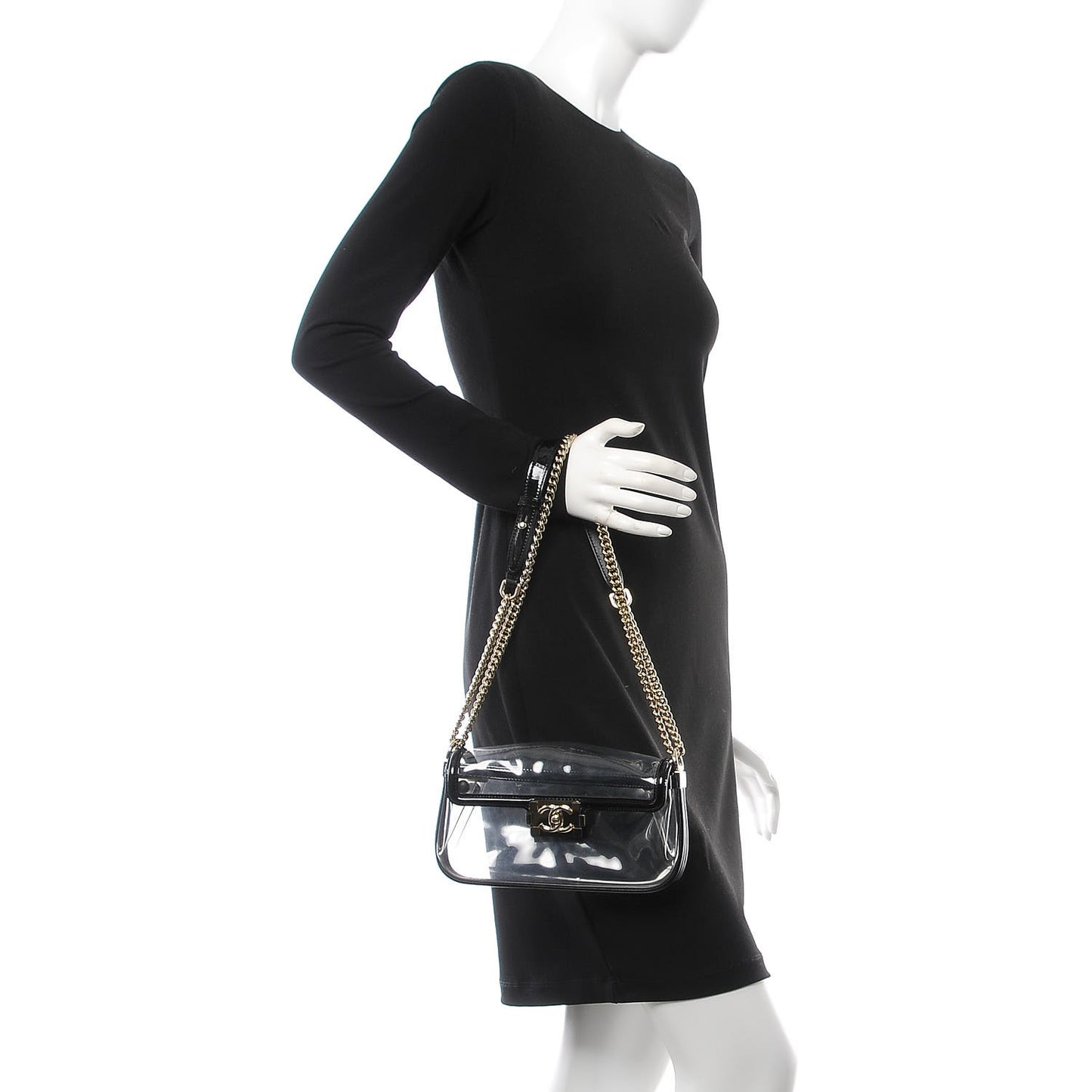 Vinyl Naked Boy Flap Black