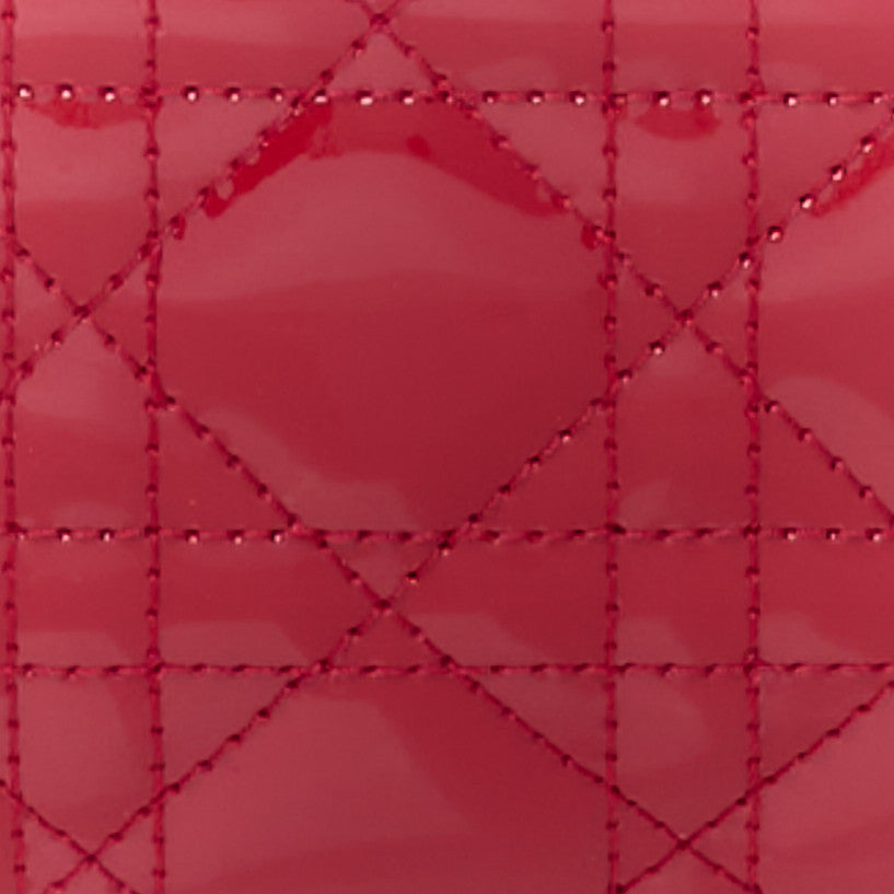 Christian Dior Patent Cannage Small Lady D-Joy Red 8 of 10
