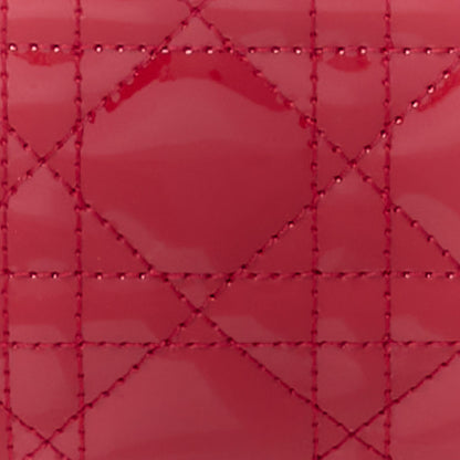 Christian Dior Patent Cannage Small Lady D-Joy Red 8 of 10