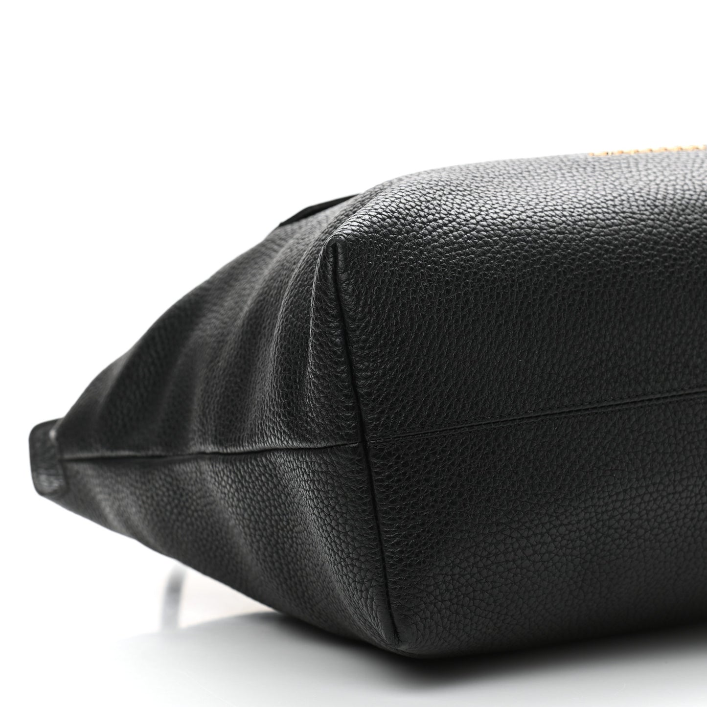 London Grainy Calfskin Medium Baynard Tote Black