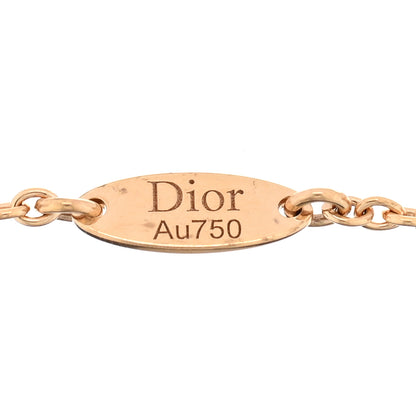 Christian Dior 18K Yellow Gold Pave Diamond Rose Des Vents Bracelet 3 of 3