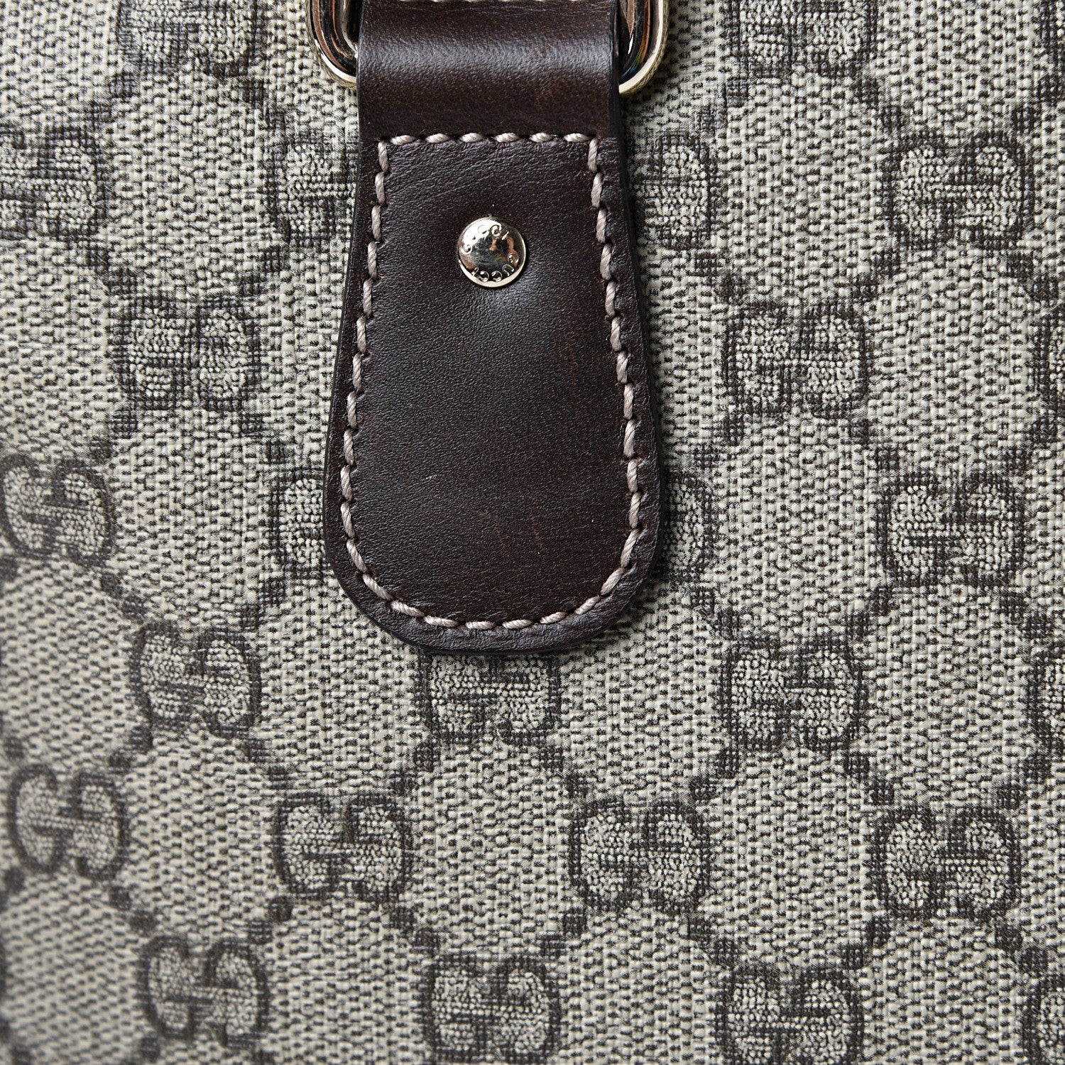 Gucci GG Plus Monogram Large Carry On Duffle Bag Brown 15 of 16