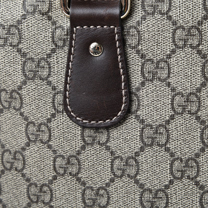 Gucci GG Plus Monogram Large Carry On Duffle Bag Brown 15 of 16