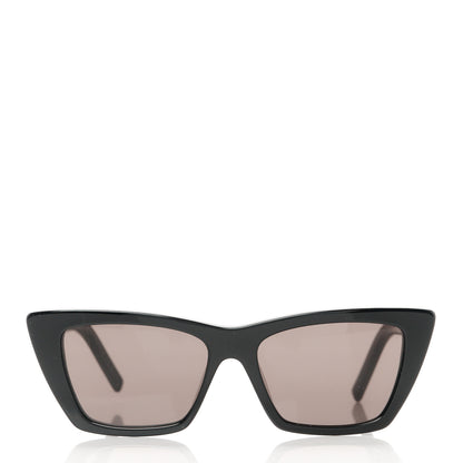 Saint Laurent Acetate Mica Cat Eye Sunglasses SL 276 Black 2 of 8