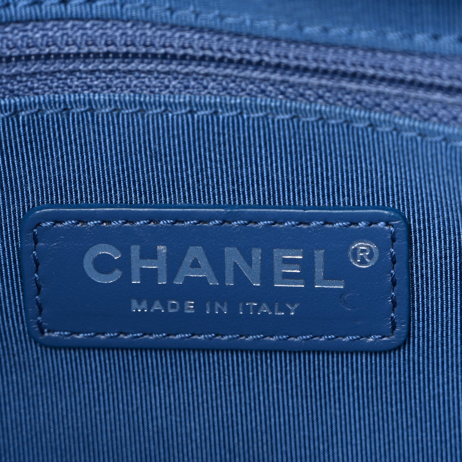Chanel Aged Calfskin Quilted Medium Gabrielle Hobo Blue 6 of 10