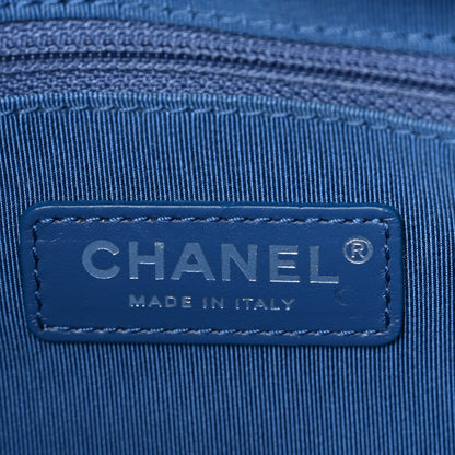 Chanel Aged Calfskin Quilted Medium Gabrielle Hobo Blue 6 of 10