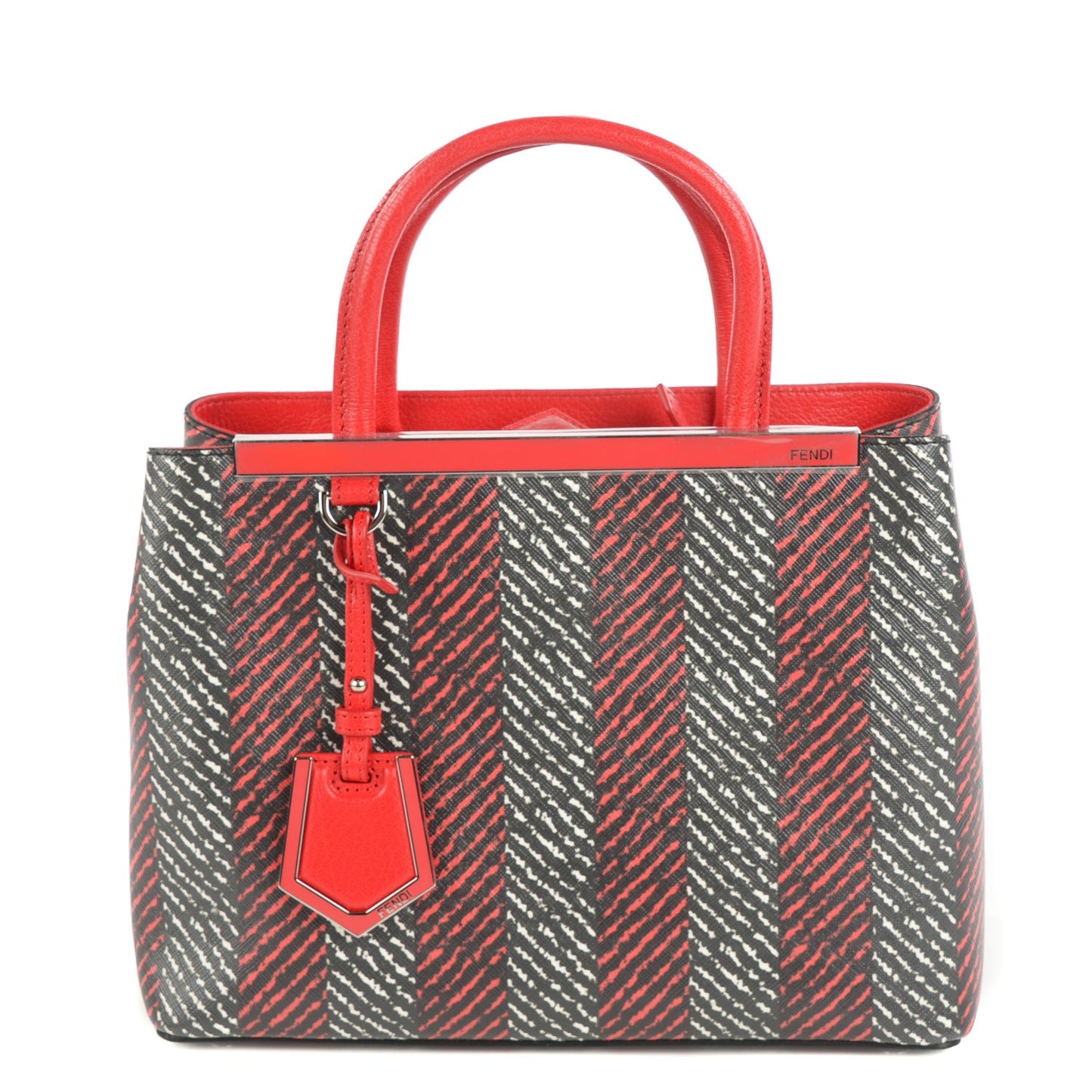 Vitello Elite Petite 2Jours Tote Papavero Rosso
