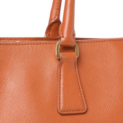 Prada Saffiano Lux Large Tote Papaya 14 of 16