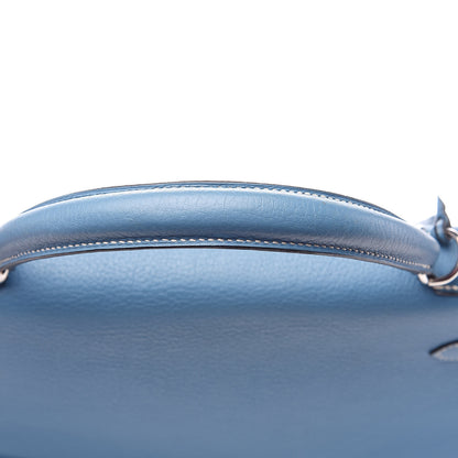 Hermes Togo Kelly Retourne 32 Blue Jean 25 of 38
