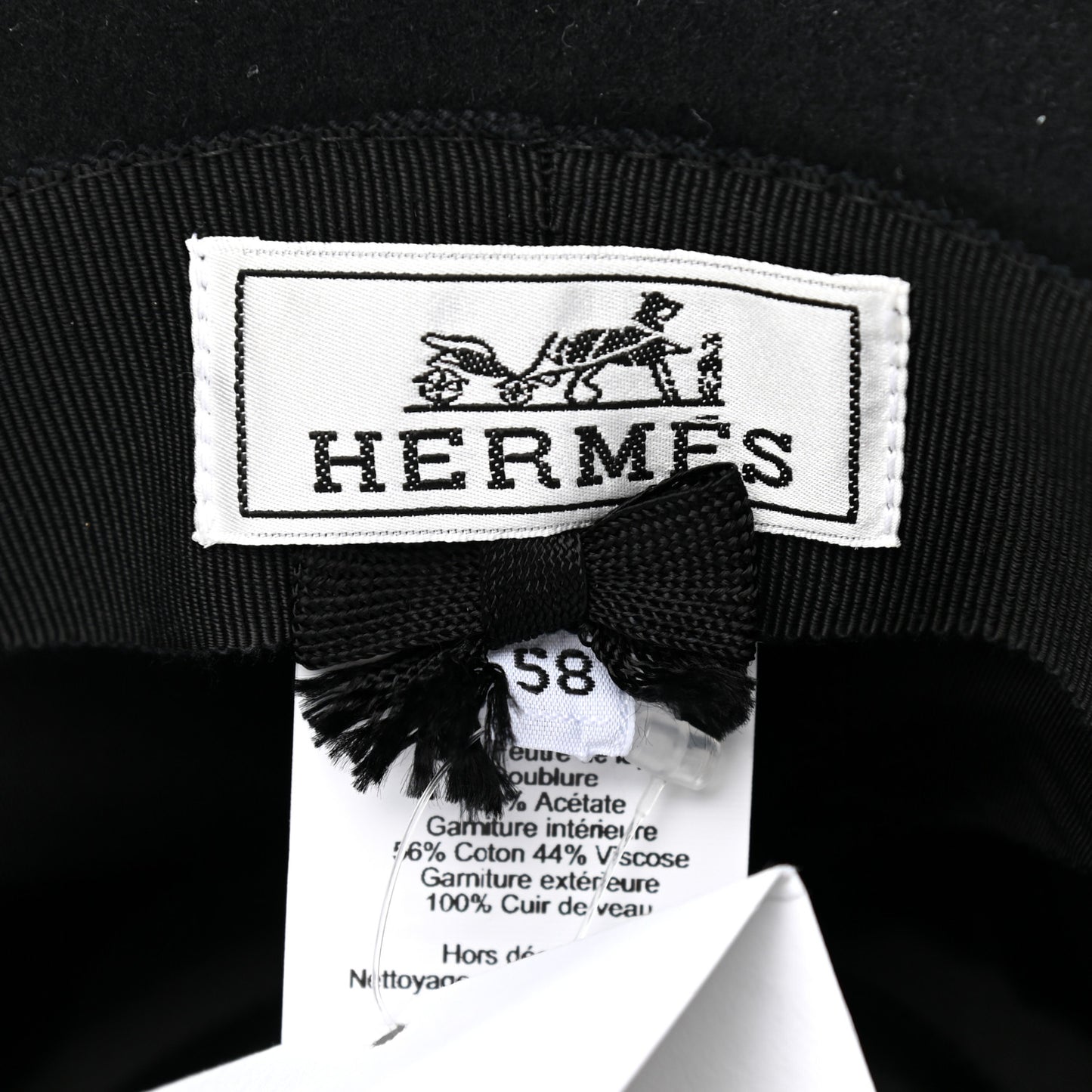 Felt Chapeau Duke Hat 58 Black