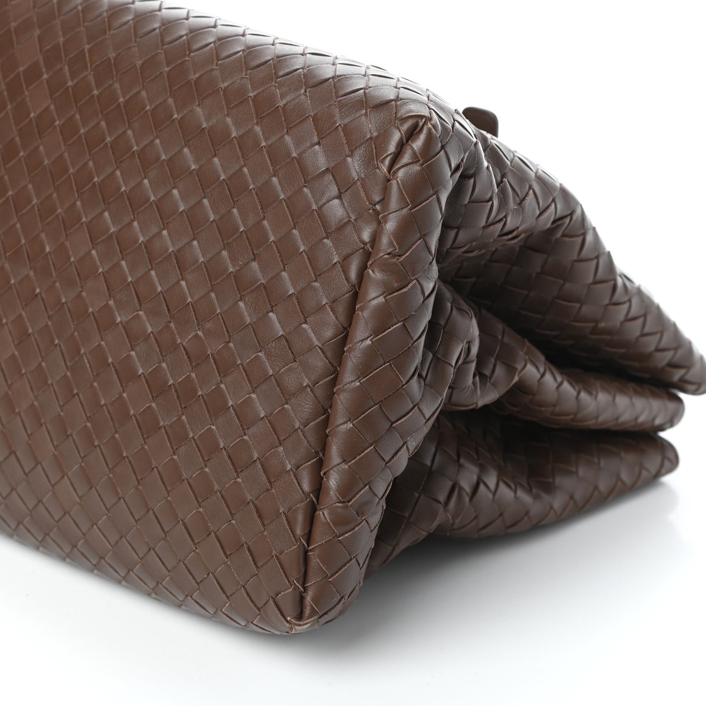 Nappa Intrecciato Medium Roma Tote Brown