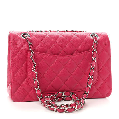 Chanel Caviar Quilted Small Double Flap Dark Pink 3 of 9
