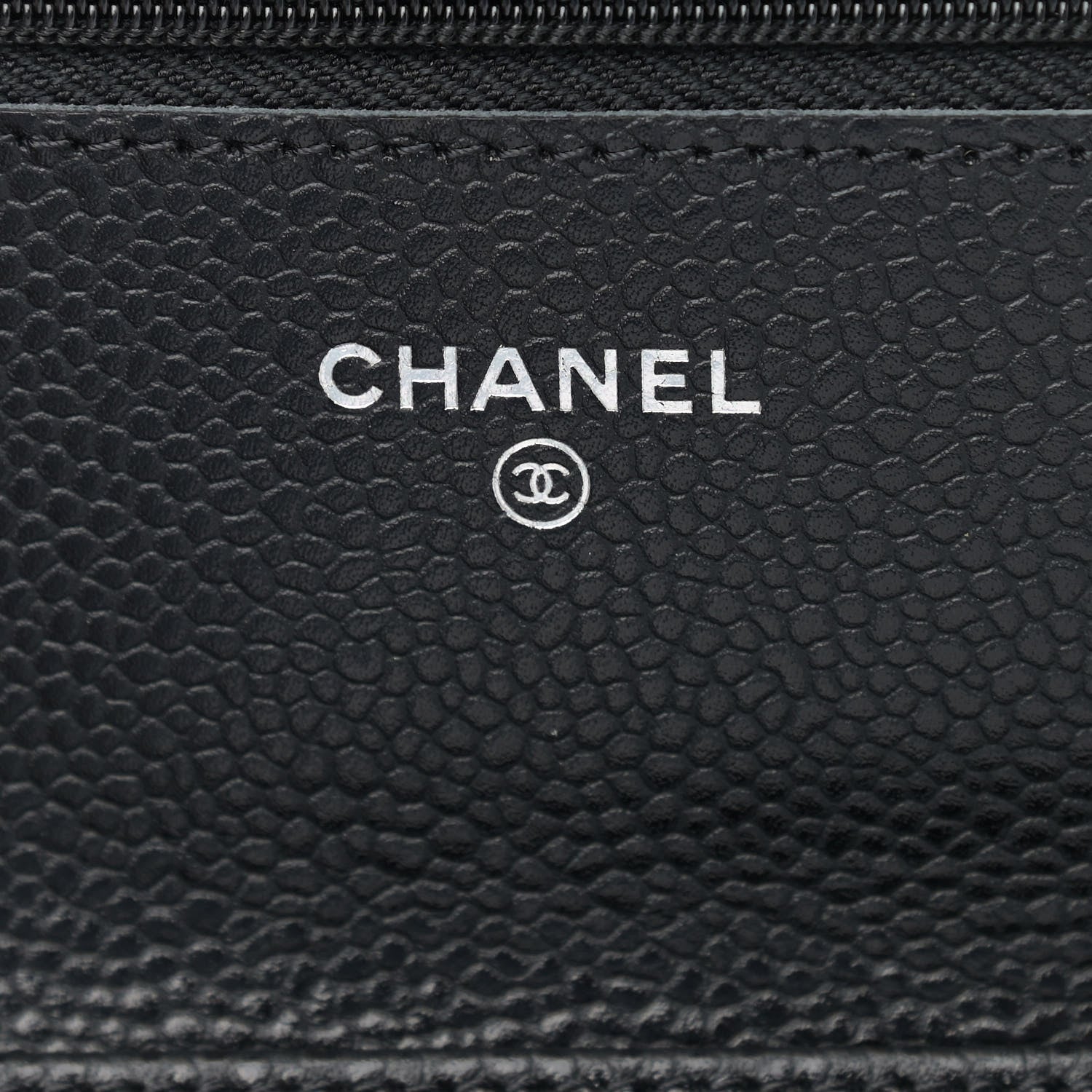 Chanel Caviar Quilted Wallet On Chain WOC Black 6 of 11